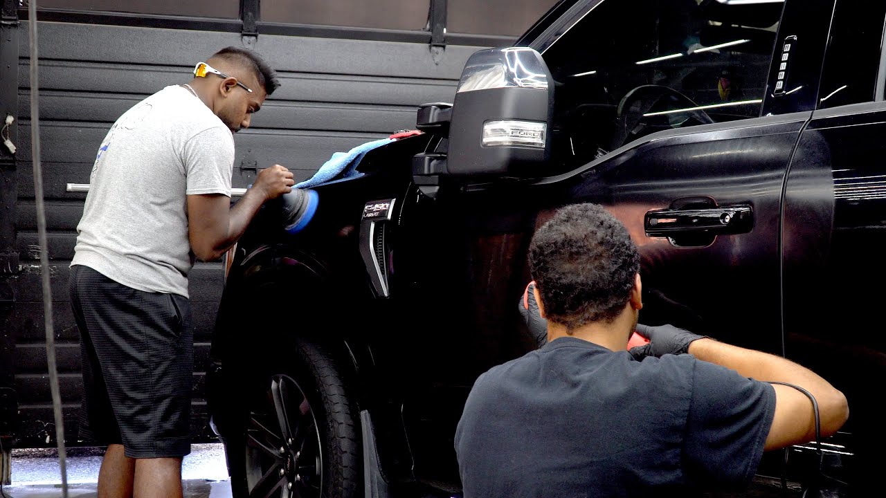 Paint Correction and Ceramic Coating Training - Ford F150 #detailingproducts #detailing