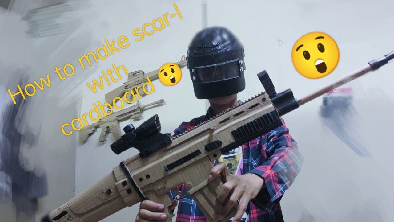How to make scar-l with cardboard