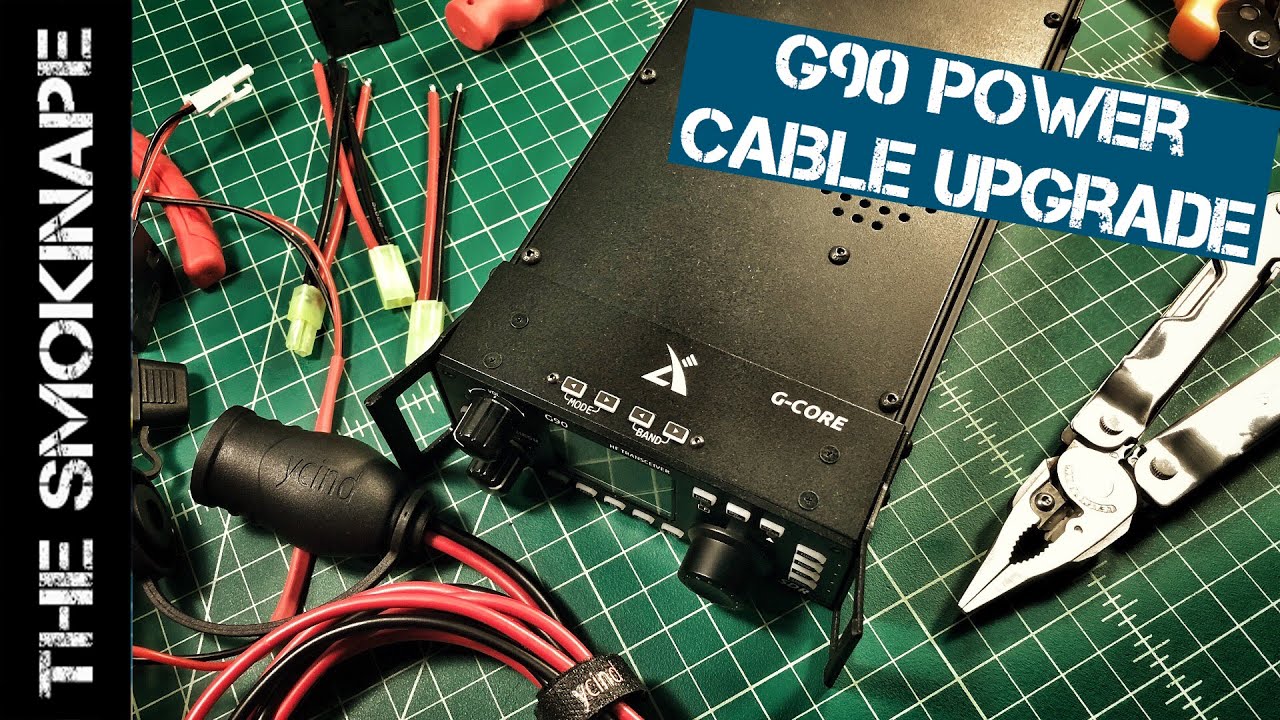Xiegu G90 - Power Cable Upgrade - TheSmokinApe
