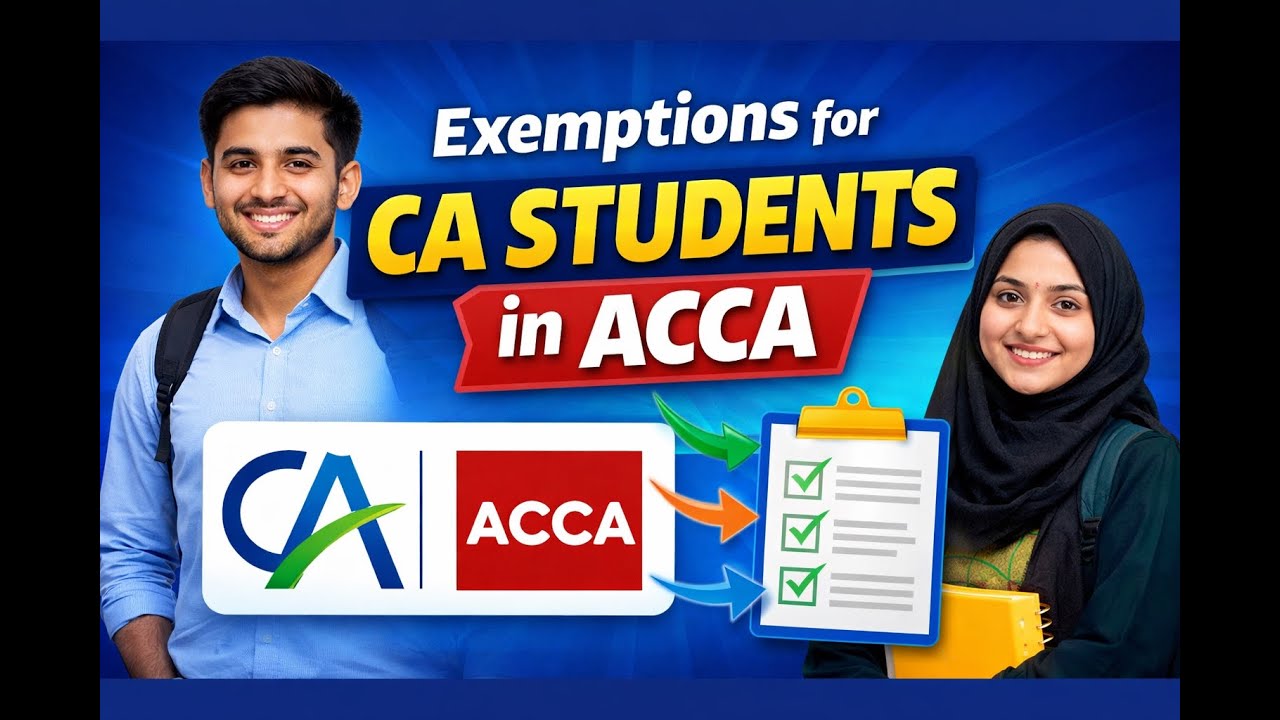 Exemptions in ACCA for CA students | Accounting Exemptions | Detail Guidance |