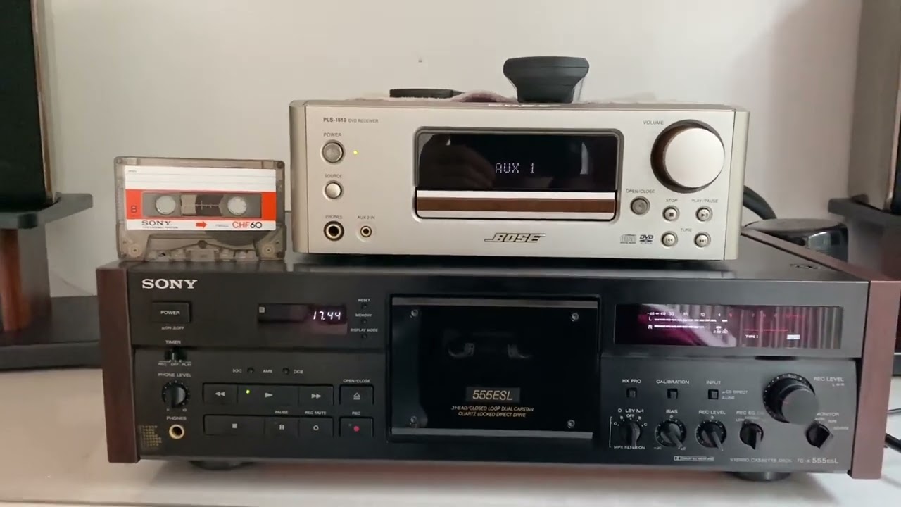 索尼555ESL卡座錄音如何？ Medieval tape recorder