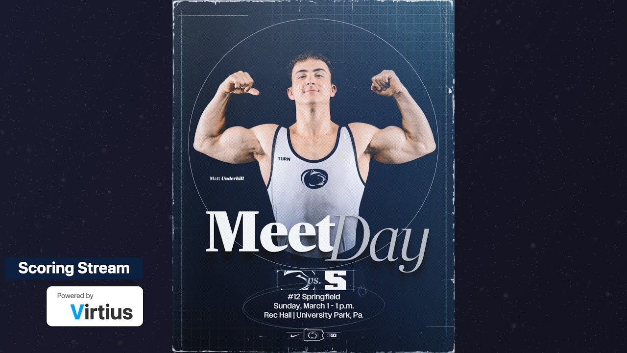 Virtius Scoring Stream - Penn State vs Springfield - Men's NCAA Gymnastics