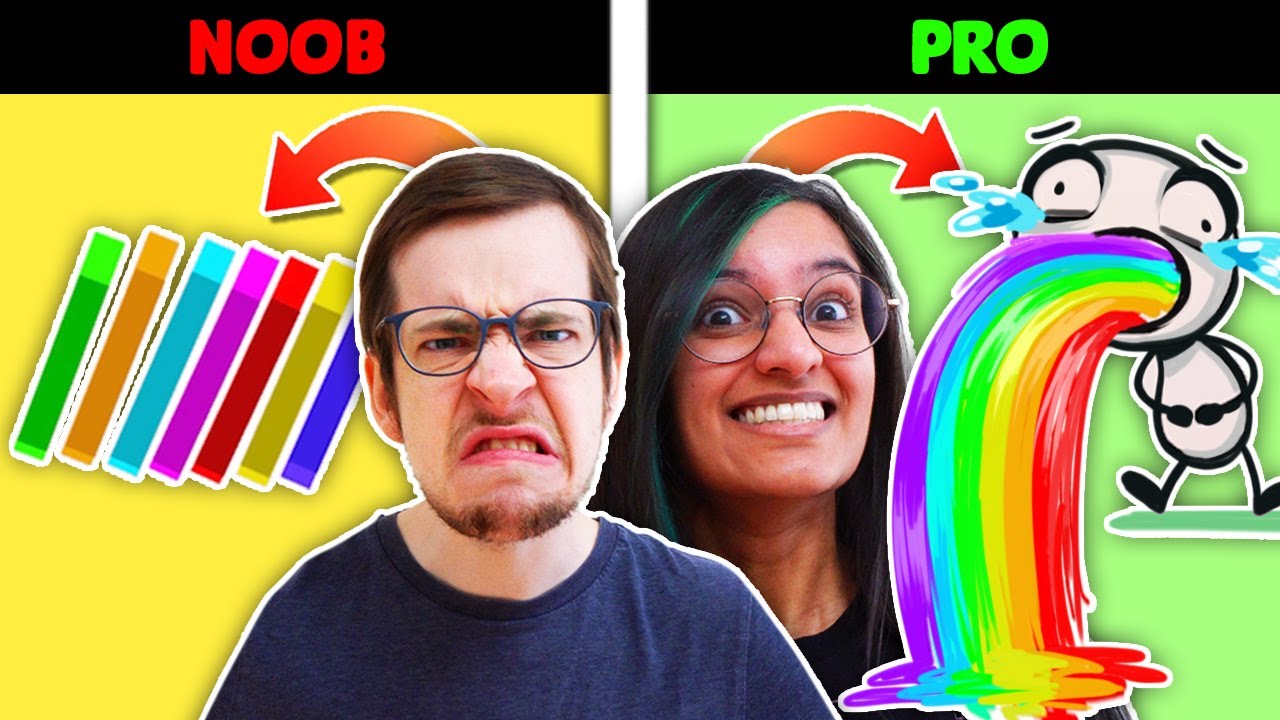 HVEM KAN TEGNE DET MEST FARVERIGE? 🌈 - Roblox Speed! Draw!