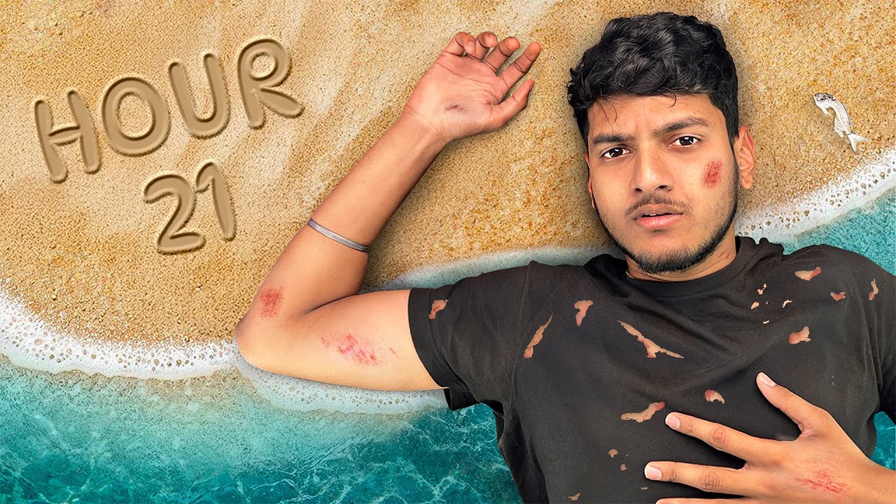 I Survived 24 Hours Completely Alone On a Deserted Island 😱🇮🇳