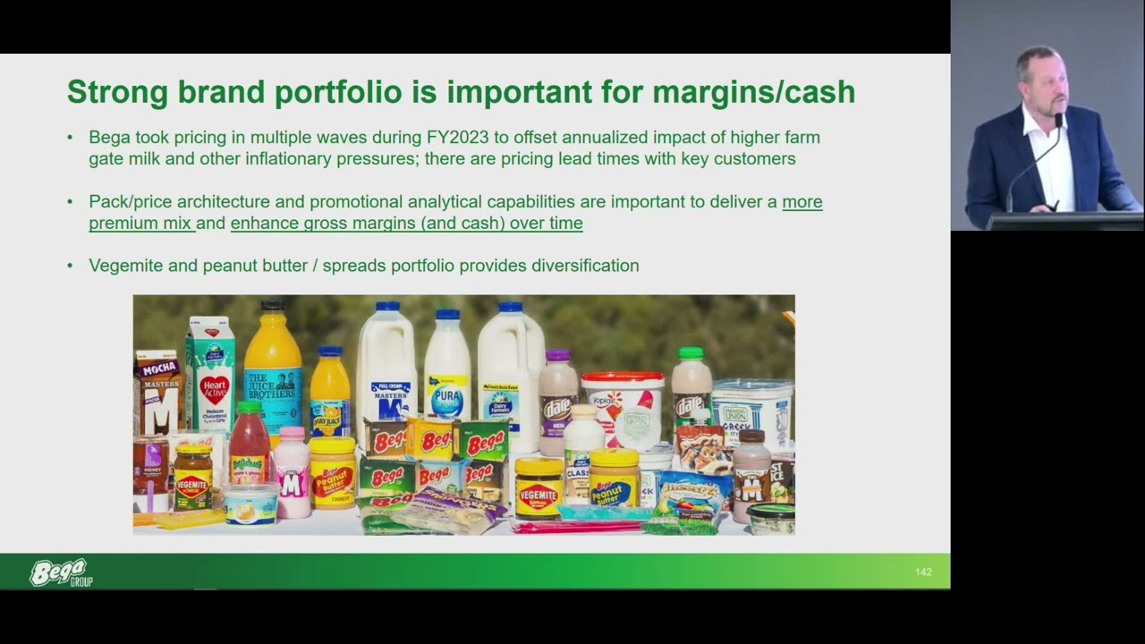 AgFood Conference Bega Cheese Ltd (BGA:ASX) Presentation 30th May 2023