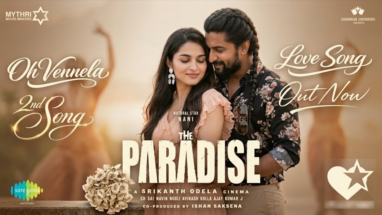 Paradise Love Song (4k) Trailer | The Paradise | Nani | kayudu Lahora | Srikanth Odela | Anirudh 