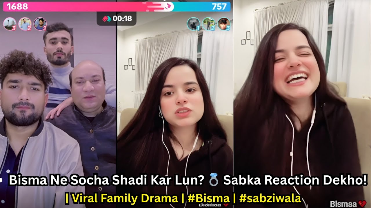 Bisma Ne Socha Shadi Kar Lun? 💍 Sabka Reaction Dekho! | Viral Family Drama | #Bisma  | #sabziwala