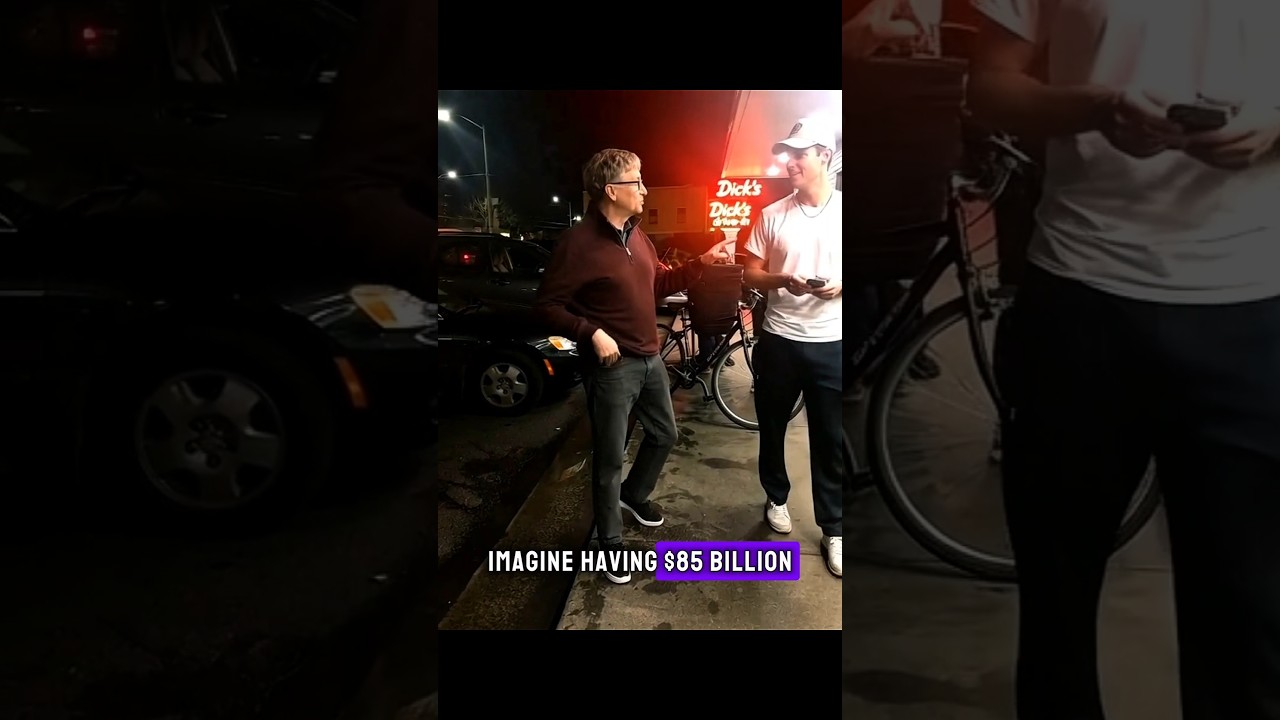 The Humility of a Billionaire: Bill Gates Waiting in Line 🍔 