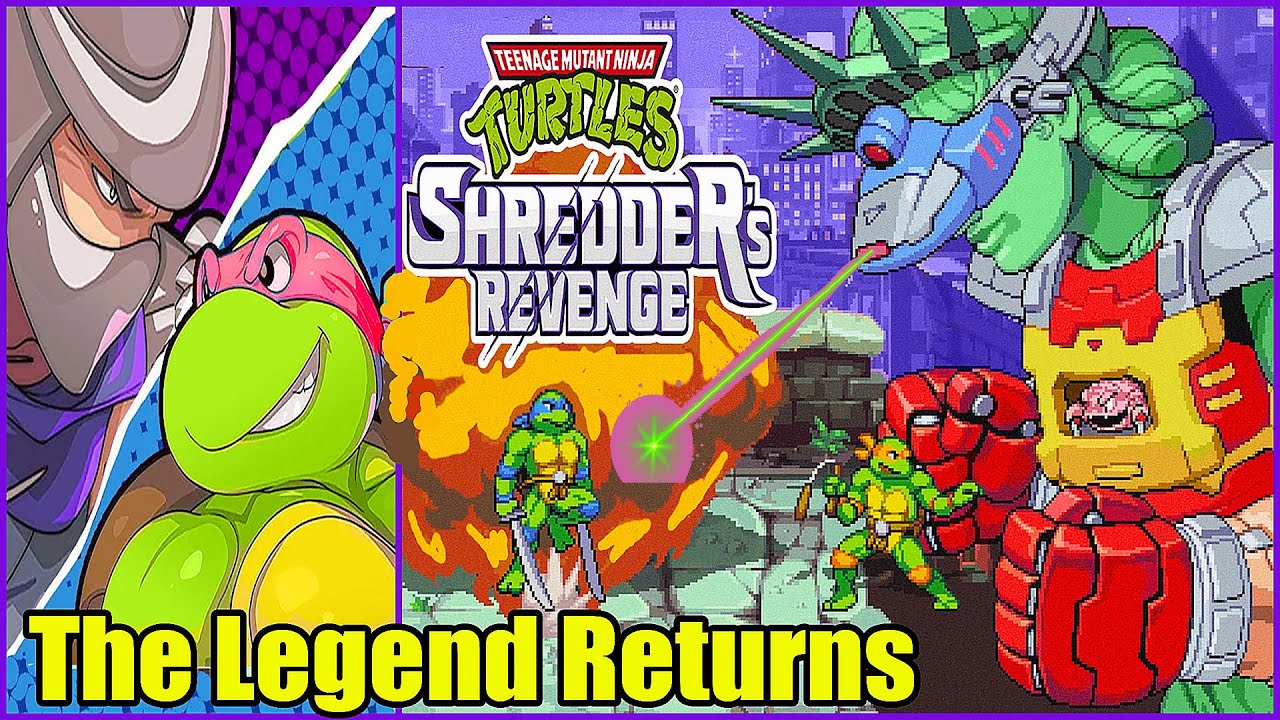 TMNT Sheredder's Revenge / 2 Players / Beat 'em up  Arcade/ Longplay / No Commentary