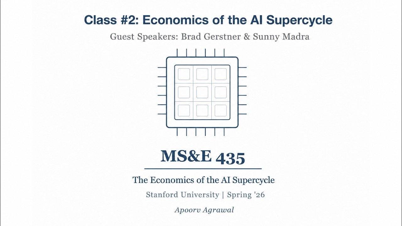 Class #2 | MS&E435: Economics of the AI Supercycle Stanford University Spring '26 Apoorv Agrawal