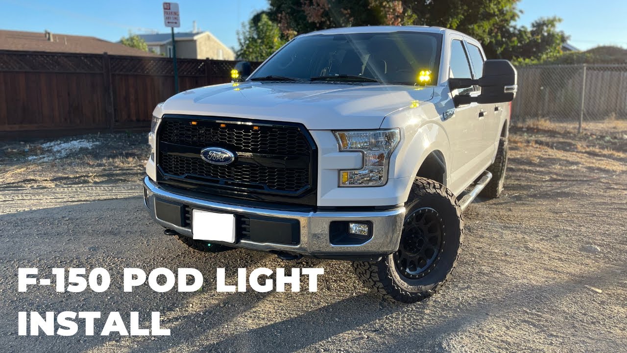 Ford F-150 pod light and trigger six shooter install