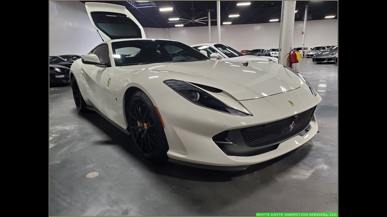 2019 Ferrari 812 Superfast PrePurchase inspection by Whyte Knyte