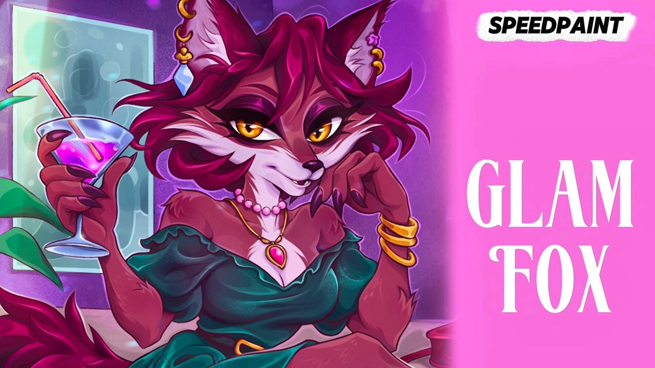 Furry Fox Speedpaint | Silent Timelapse