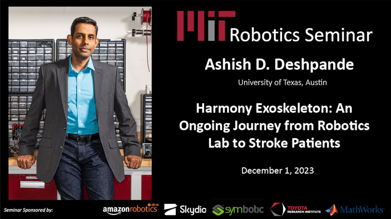MIT Robotics - Ашиш Дешпанде - Экзоскелет Harmony