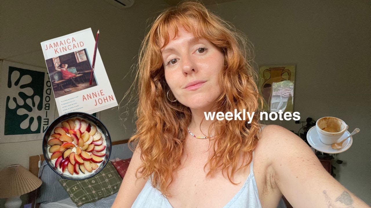 a cup of coffee, a cake, and a book❣️ weekly notes