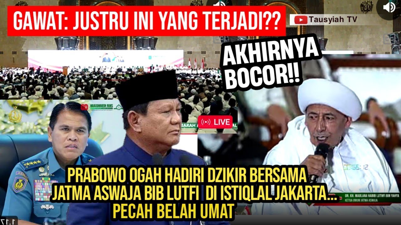 🔴GAWAT!! INI INTRUKSI JATMAN ASWAJA KALIAN WAJIB DENGAR INI, BIB LUTHFI MAKIN NGOTOT