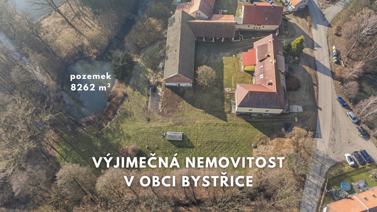 Výjimečná nemovitost v obci Bystřice
