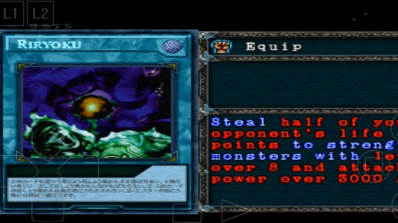 Yu-Gi-Oh Forbidden Memories Rising Of Wicked Gods. Get!  Riryoku 