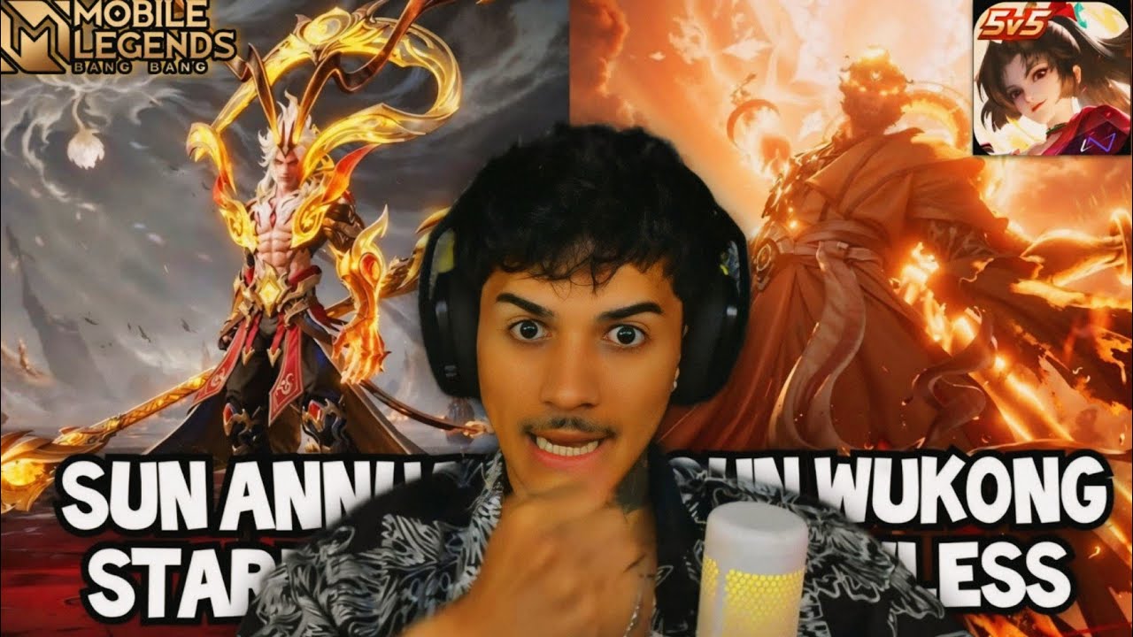 ESSA SKIN DE SUN WUKONG PASSOU VERGONHA !!! MLBB VS HOK