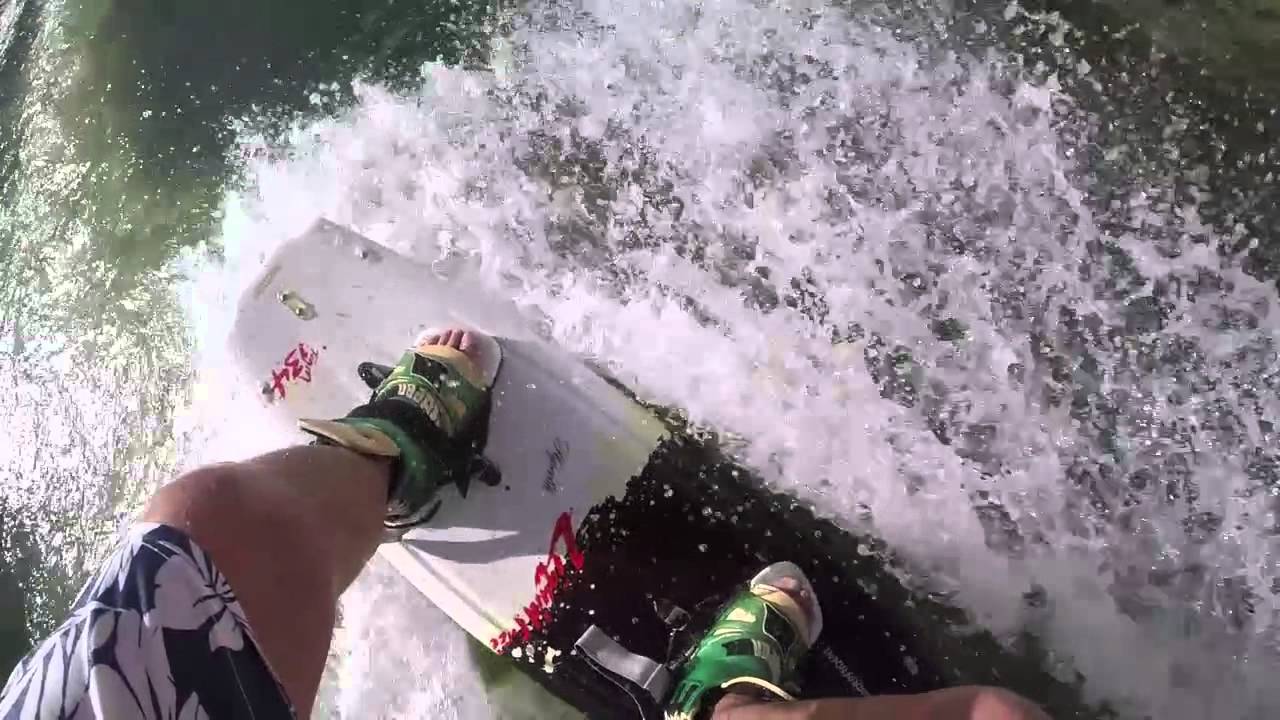 Lake Powell cliff jumping and wake boarding rough cut.