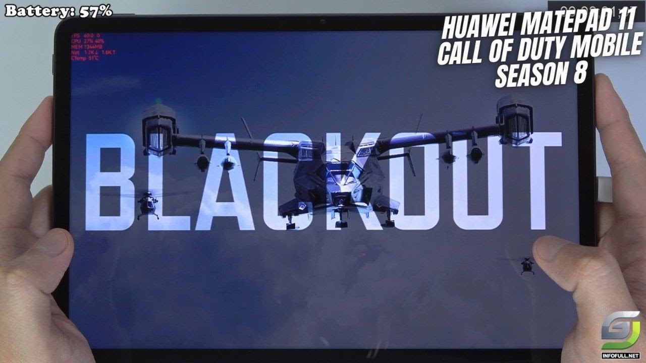 Huawei Matepad 11 test game Call of Duty Mobile CODM Season 8