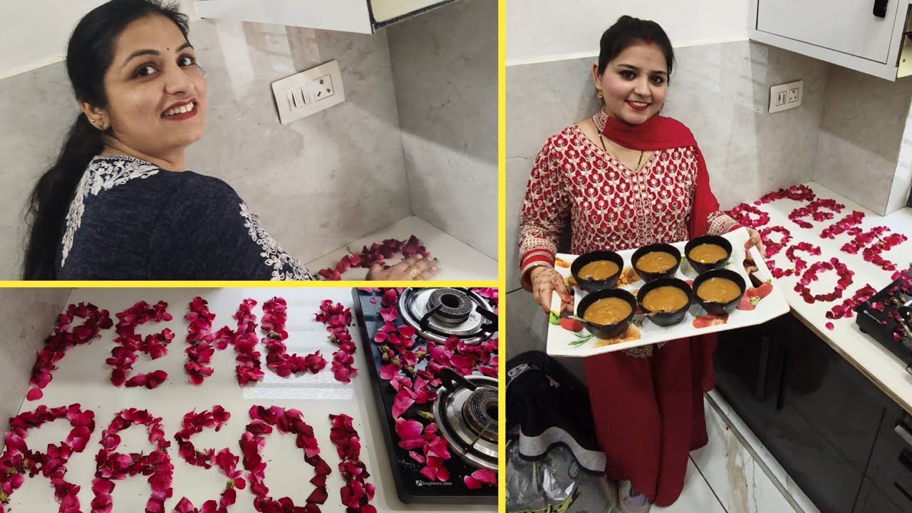 भाभी ने पहली बार बनाया Tasty हलवा 👌🥧#trending #pehlirasoi #halwarecipe