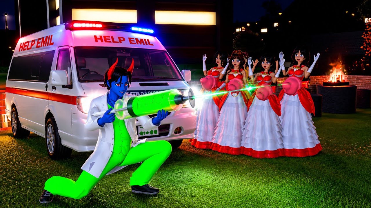 Hero Theif Saves Pregnant Woman From Zombie Doctor 😈 ||#shortfilm #sakura #viralvideo #サクシミュ 
