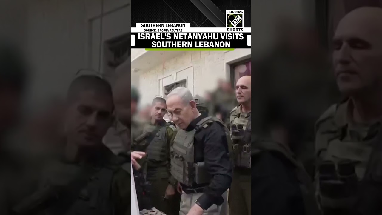 Israel's Prime Minister Netanyahu visits occupied southern Lebanon, commends the army