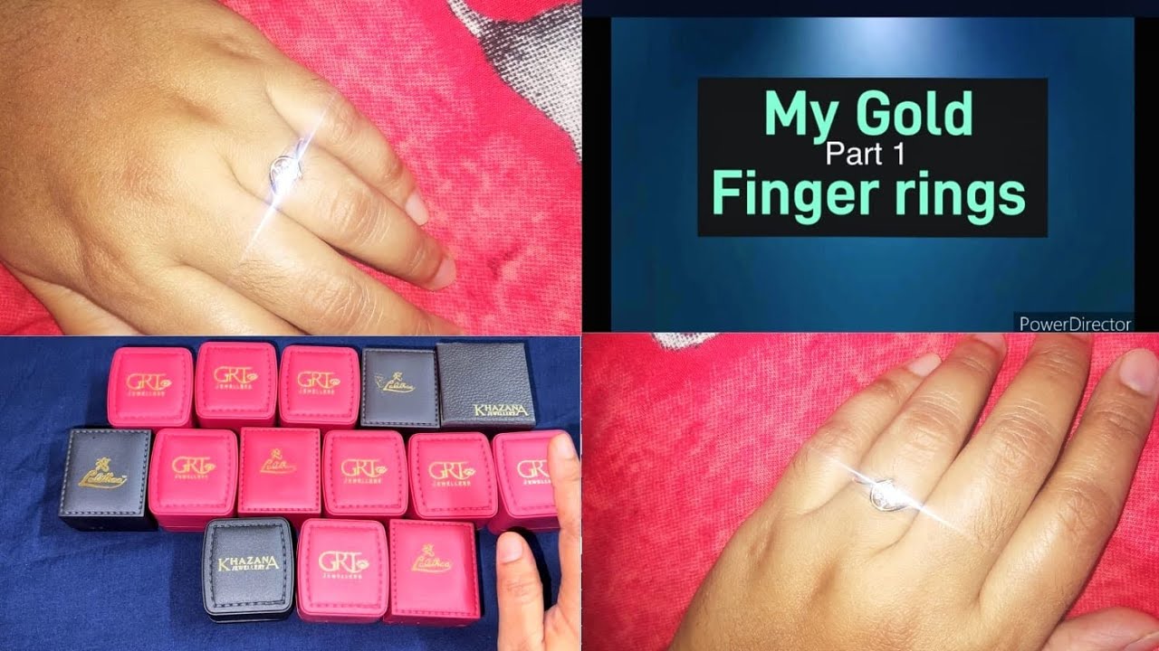 My Gold finger ring collection / Part 1
