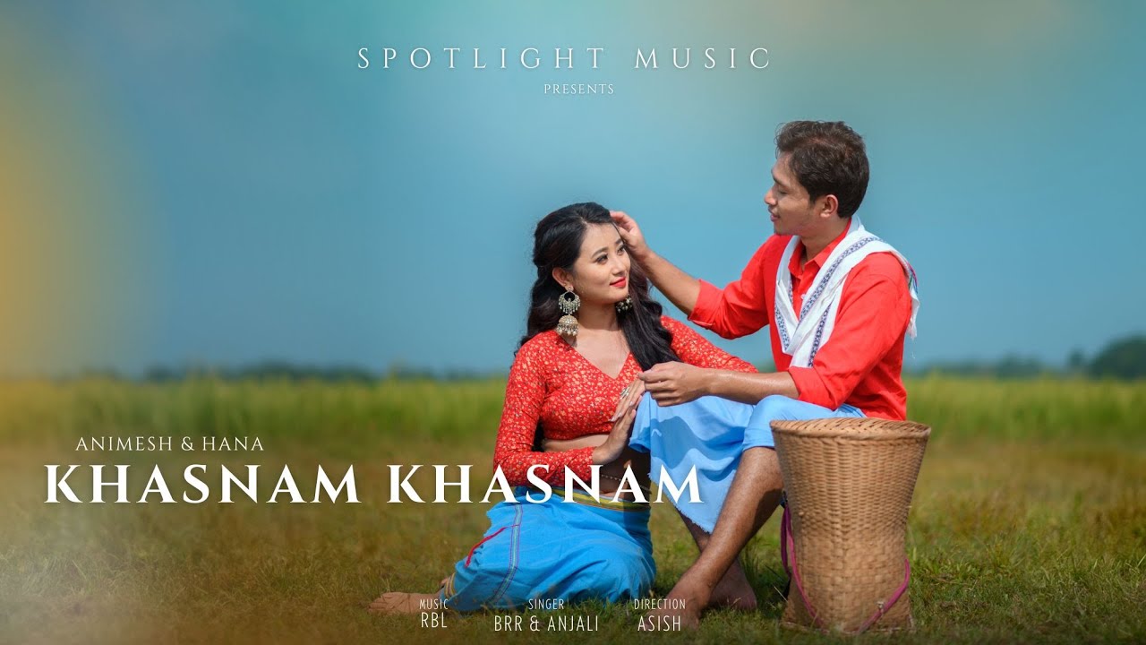 KHASNAM KHASNAM || New Official Kaubru Full  Music Video || Animesh & Hana || Brr & Anjali ||