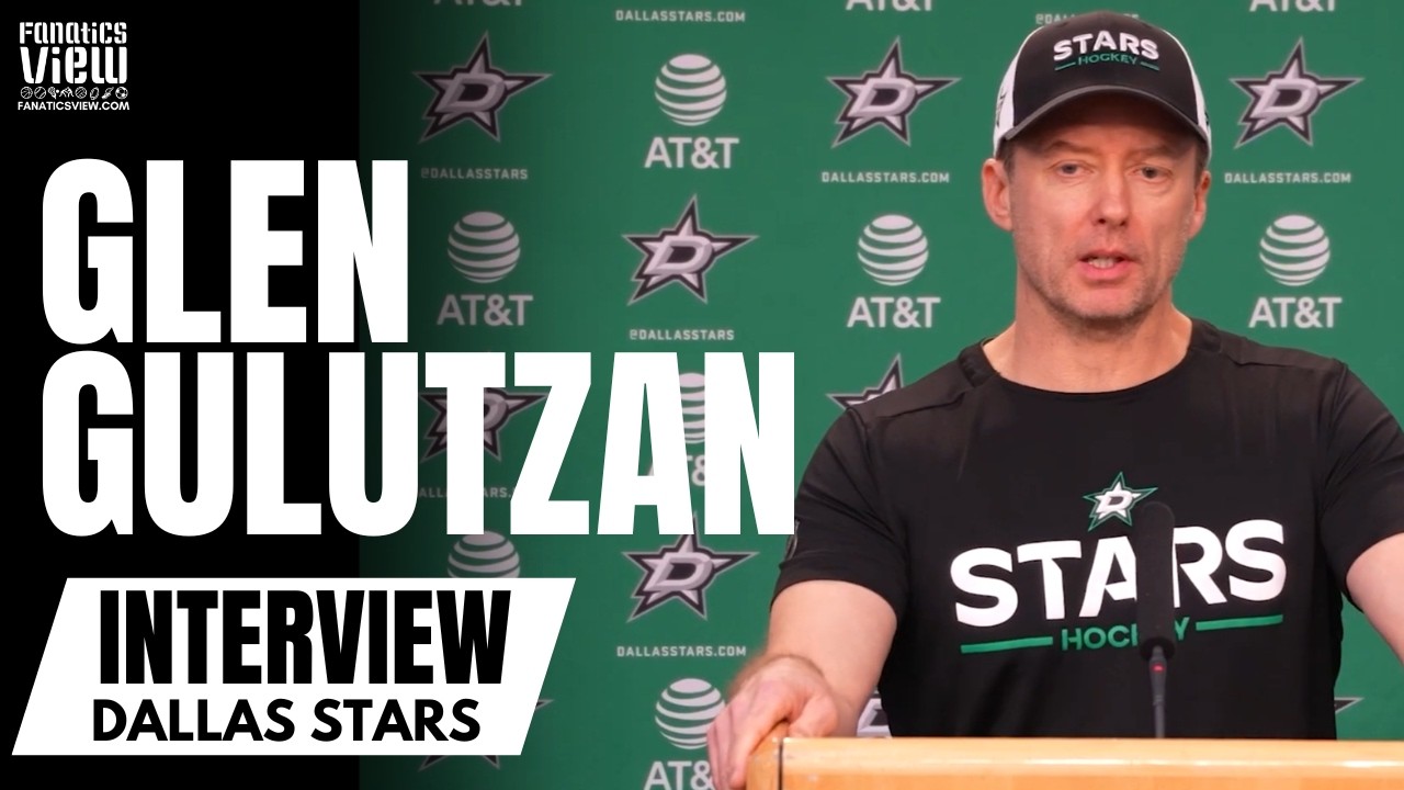 Glen Gulutzan Discusses Mikko Rantanen to IR from Olympics & Dallas Approach for NHL Trade Deadline