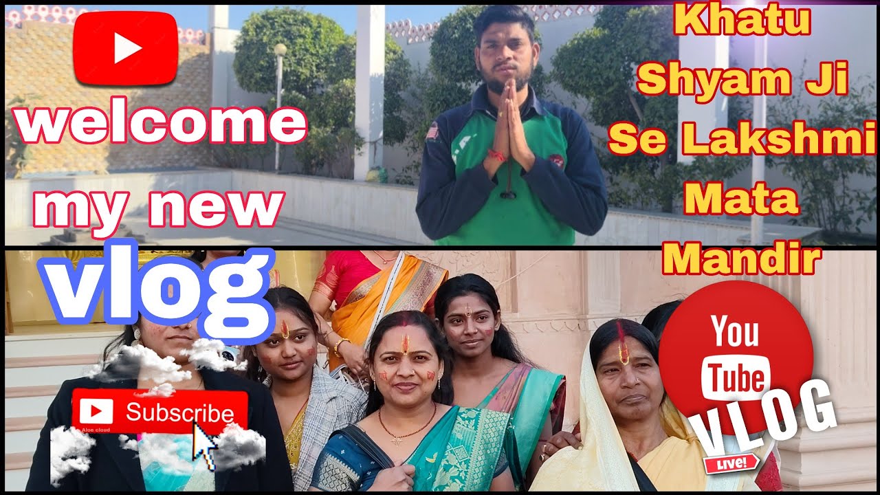 New vlog Lakshmi Mata Mandir Salasar Dam Khatu Shyam Ji #vlog #viral #babashyam #lakshmi #mataji #yt