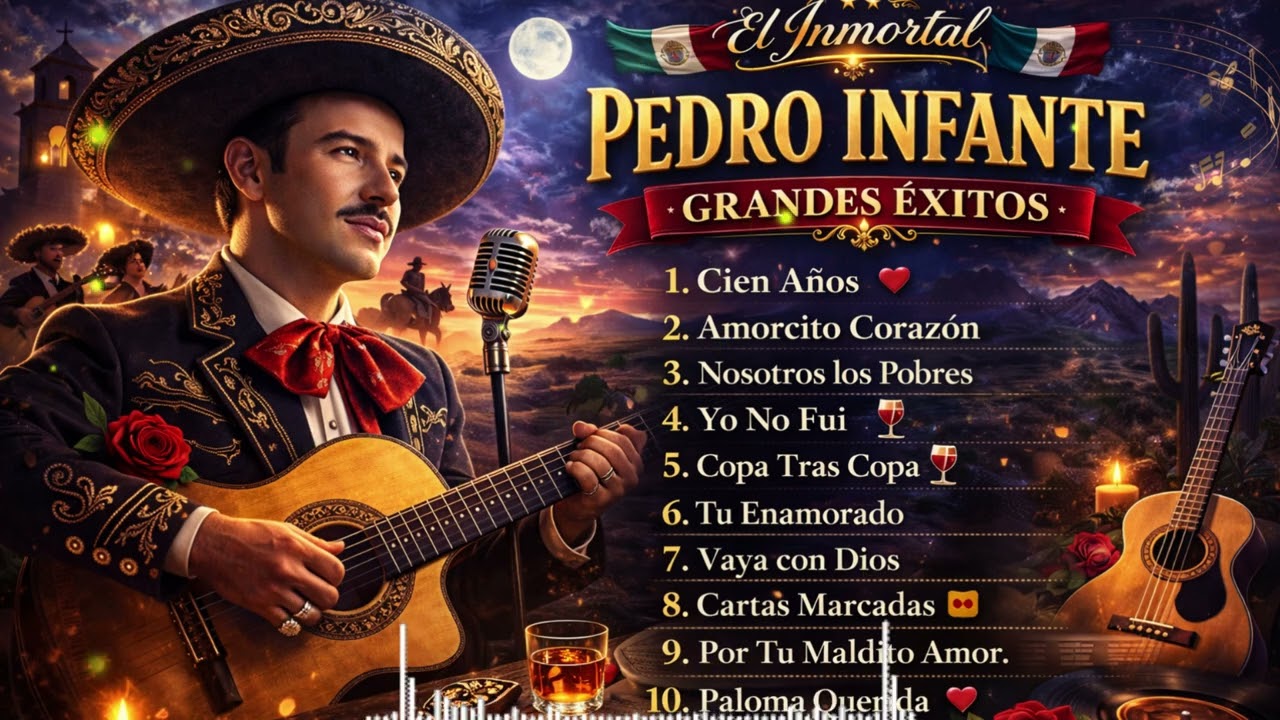 El Inmortal Pedro Infante – Boleros Rancheros que Hacen Llorar 😢🎶