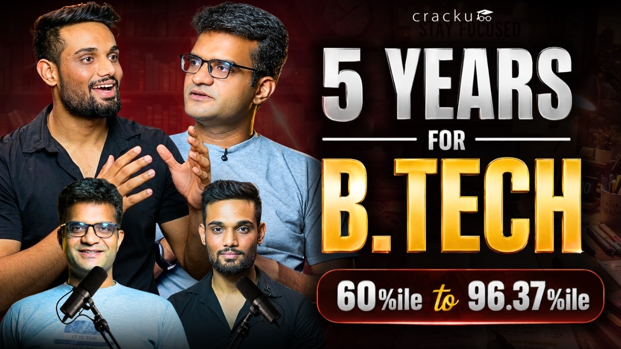 He Took 5 Years to Finish B.Tech... Then Scored 96.37%ile in CAT