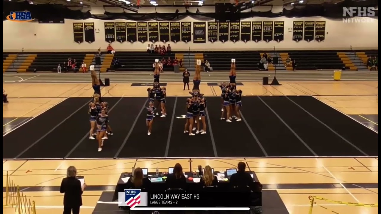 Lincoln Way East Cheer 2025 IHSA Sectionals