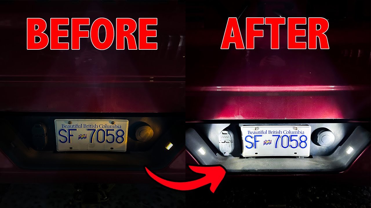 Upgrade Your 2019+ SILVERADO License Plate Lights!