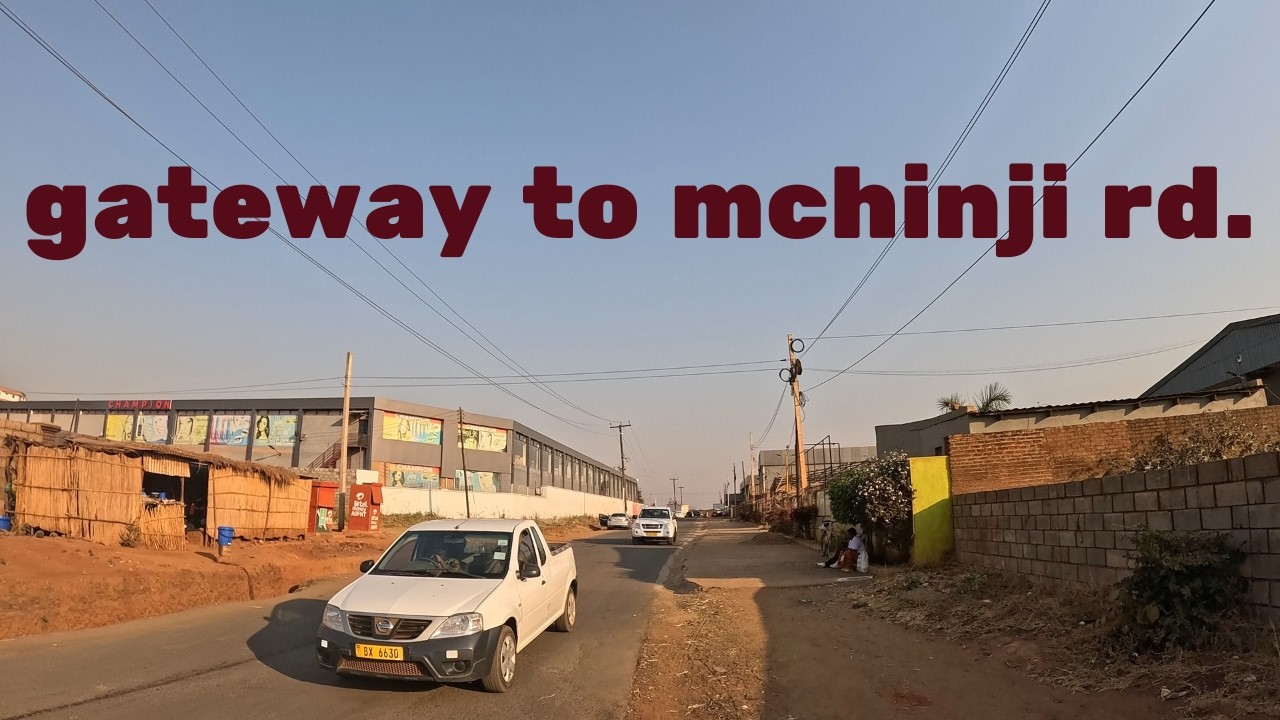 Gateway Exit to Mchinji Road - Lilongwe City Walking Tour [4K POV]
