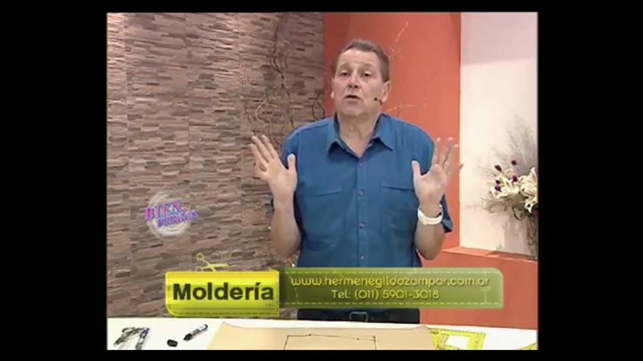 Hermenegildo Zampar - Bienvenidas TV - Nos enseña el Dibujo de Molde Base | DIY | Moldería