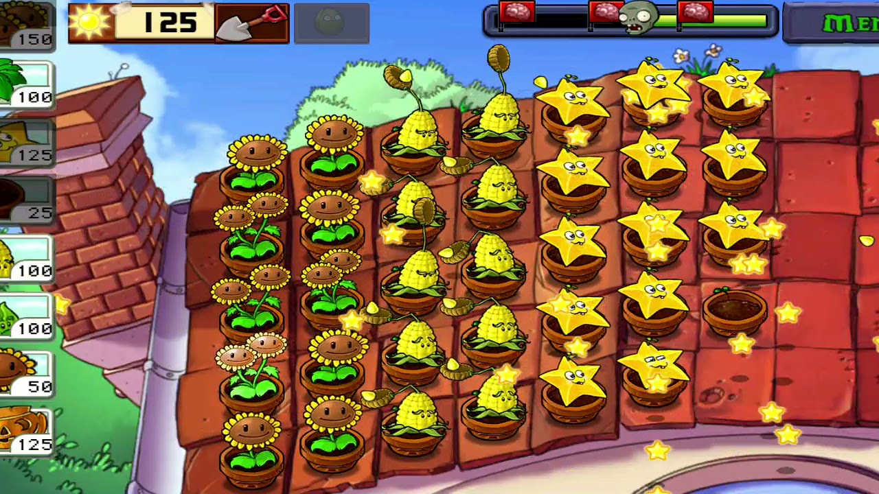 Plantas vs Zombies tejado nivel 7 🧟🧟‍♀️