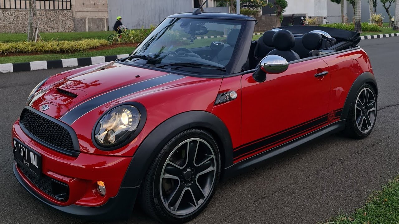 MINI COOPER R57 CABRIOLET 2012 SEKILAS MIRIP MINI ROADSTER NYA OM TOPENG