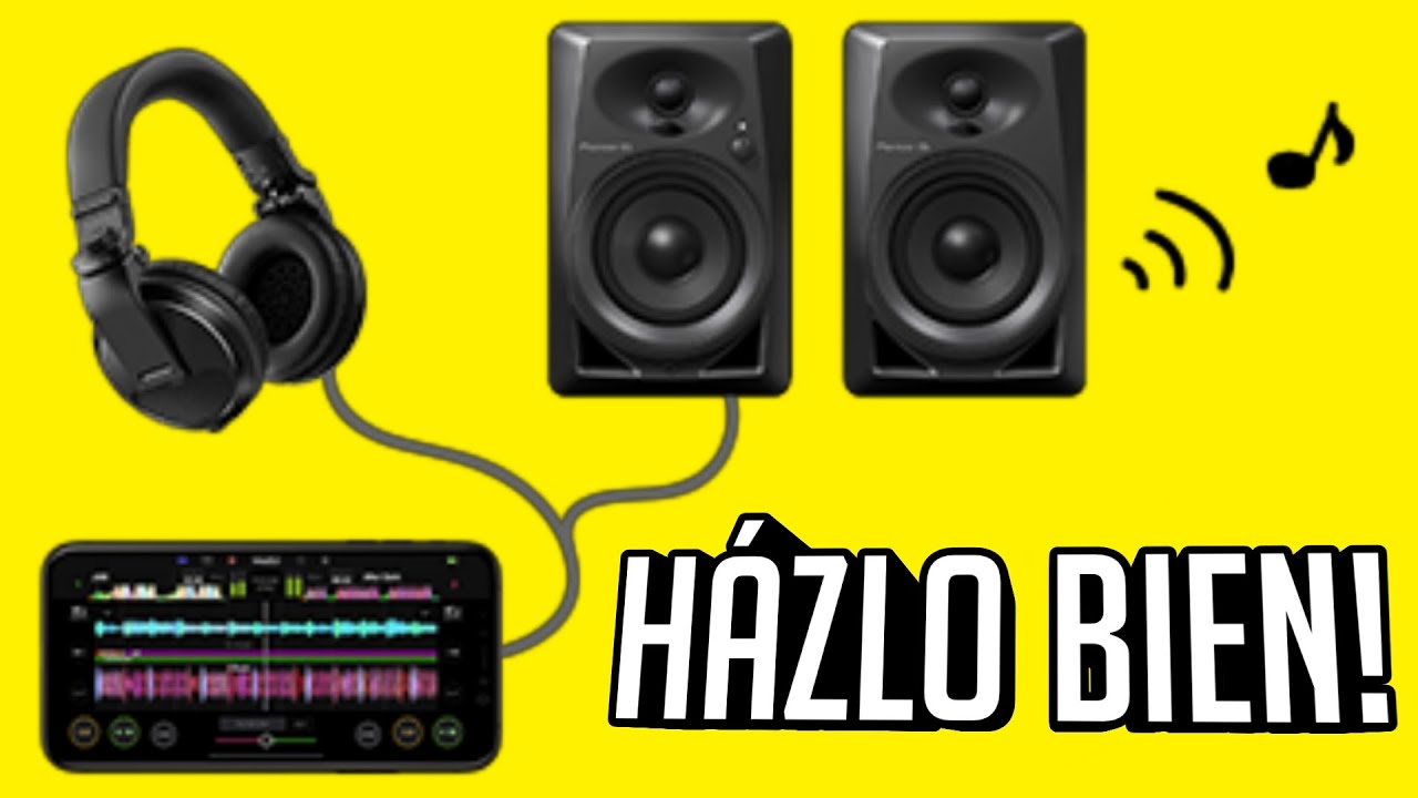 Como conectar y configurar WEDJ de PIONEER DJ para hacer la Pre Escucha (PRE- CUEING).