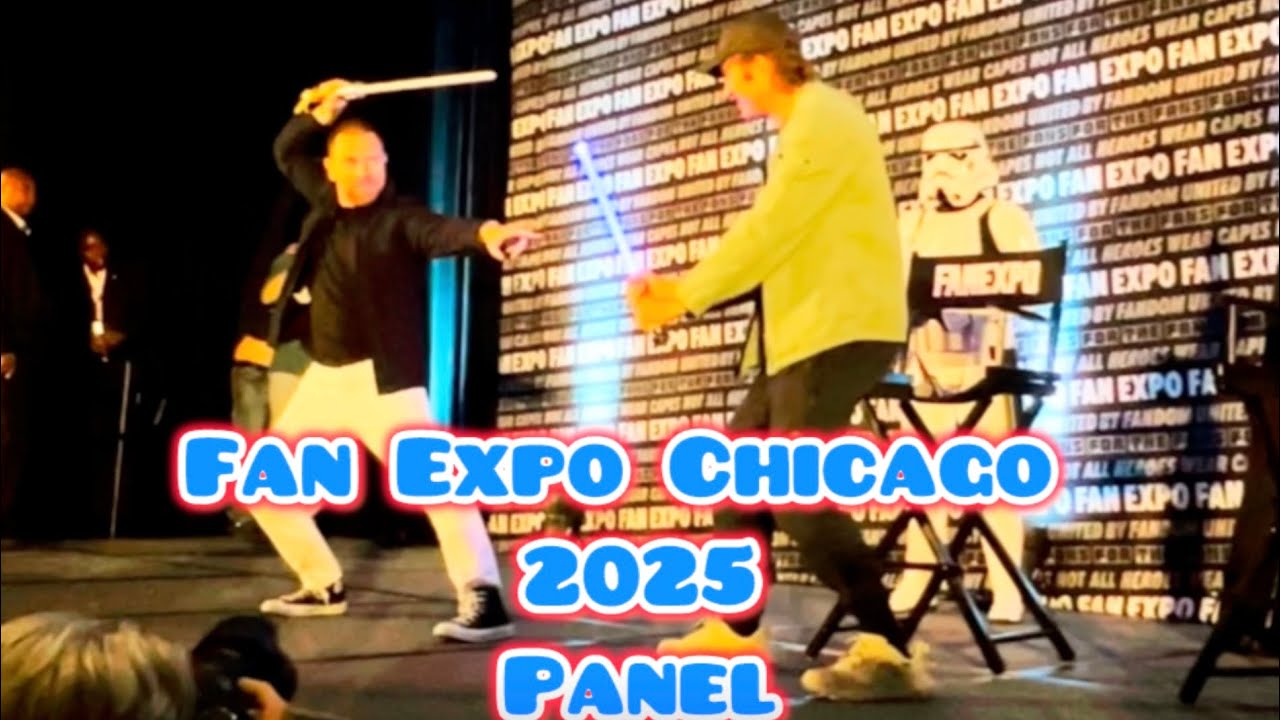Live Expo Chicago Ewan McGregor Hayden Christensen Panel 2025  Front Row