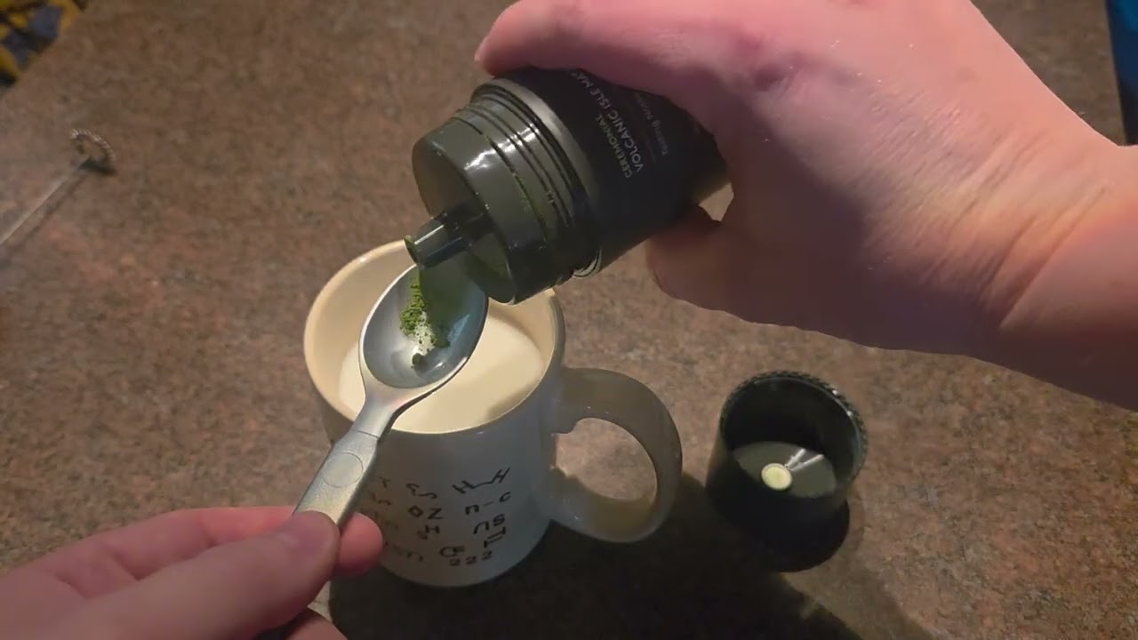 See how easy it is to make a matcha latte!