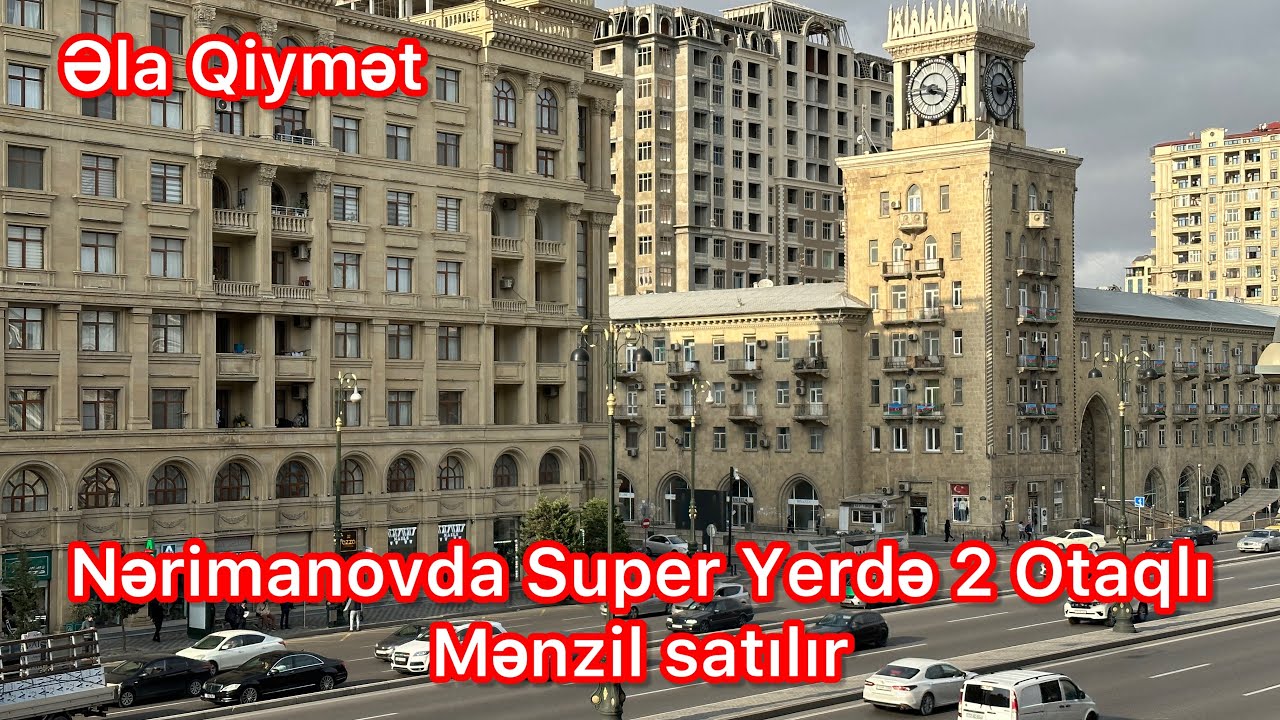 M&ouml;htəşəm ərazi Nərimanovda Heydər Əliyev pr də  2 otaqlı super təmirli mənzil satılır 0508717151