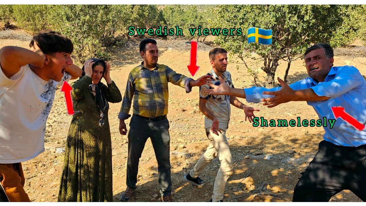 Arsalan's shameless behavior with viewers from Sweden and Ruqyah