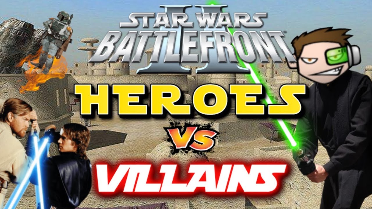 ГЕРОИ против ЗЛОДЕЕВ (Star Wars Battlefront II)