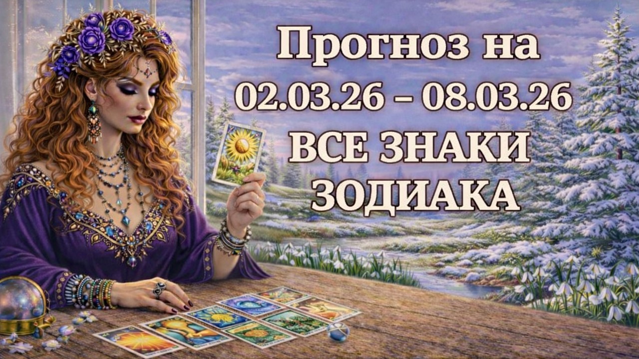 ТАРО ПРОГНОЗ ДЛЯ ВСЕХ ЗНАКОВ ЗОДИАКА ♈-♓на неделю 02.03.26 -  08.03.26. Что ждет вас на этой неделе?