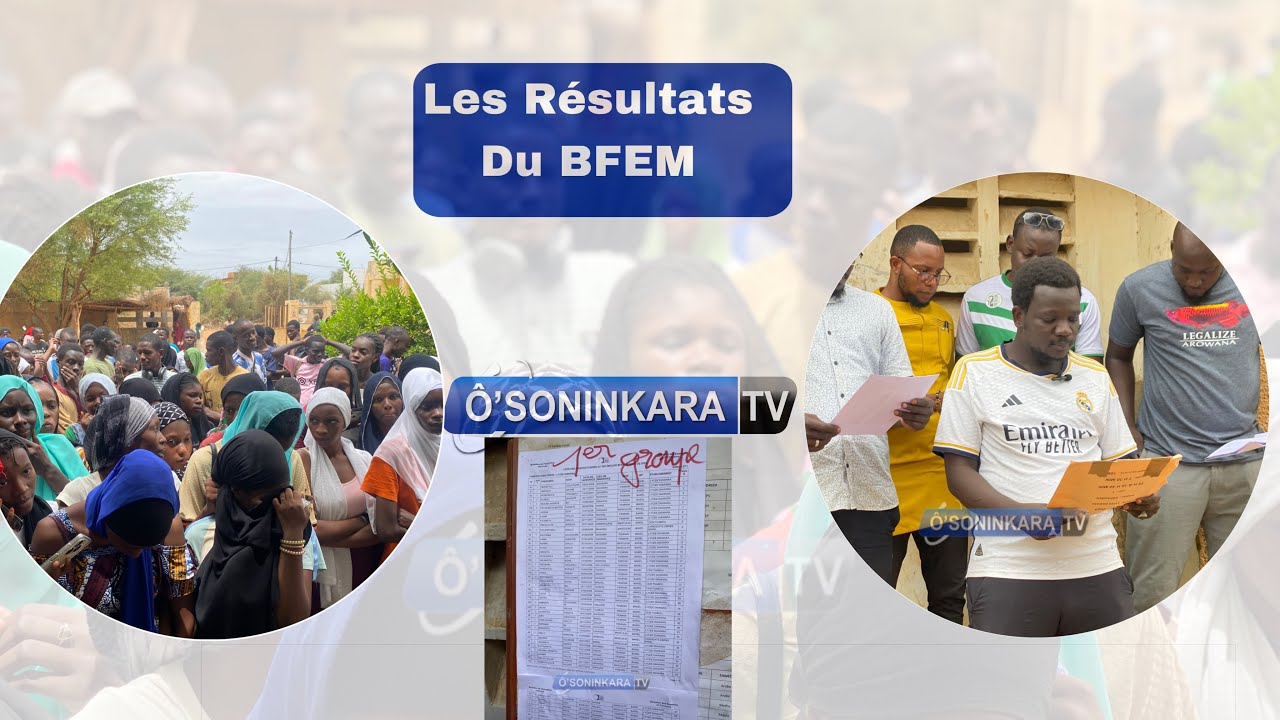 Les Resultats du BFEM session 2024 au niveau du centre de Diawara