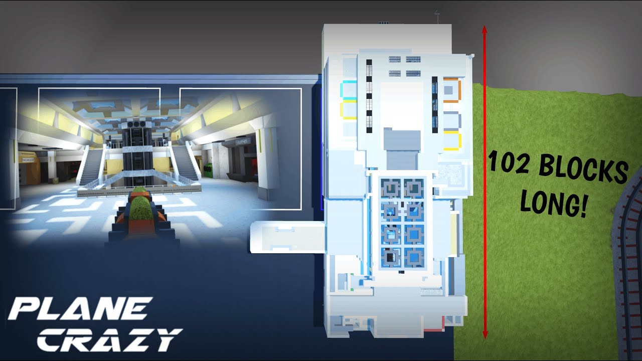 Is This the Largest Mall in Plane Crazy? |23K BLOCK BUILD| Roblox