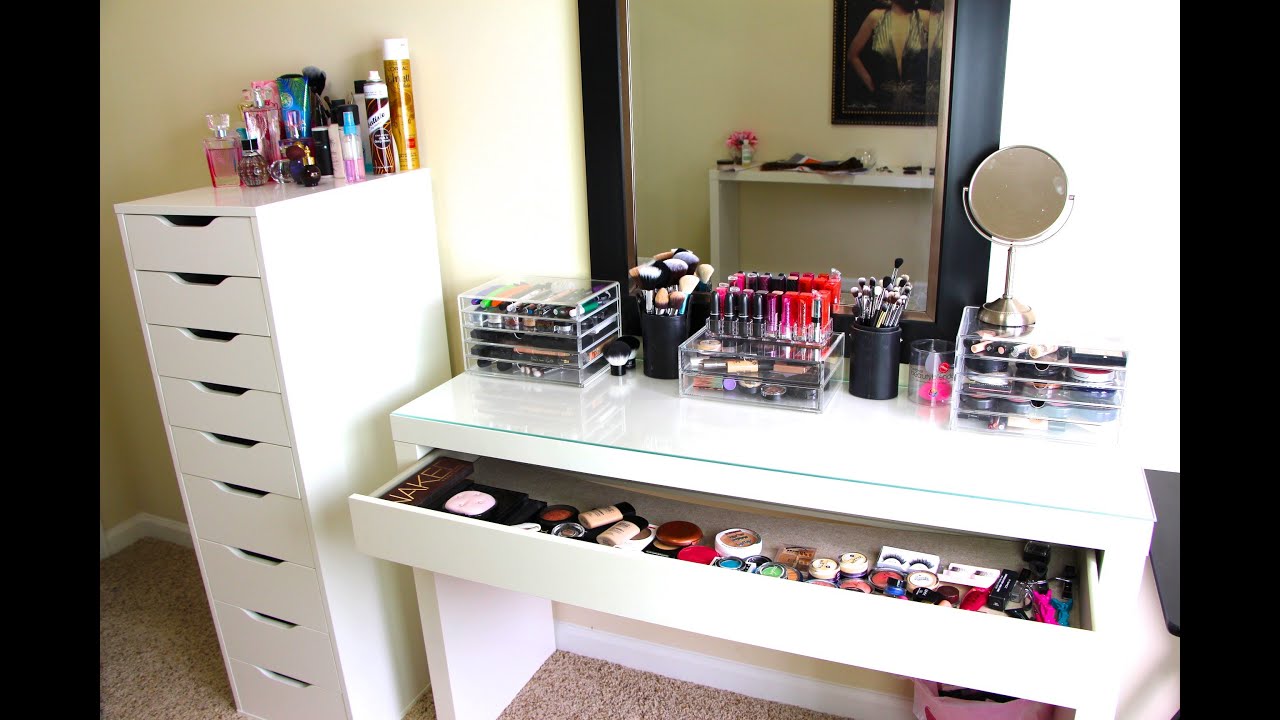 Makeup Collection & Storage! UPDATED- Casey Holmes